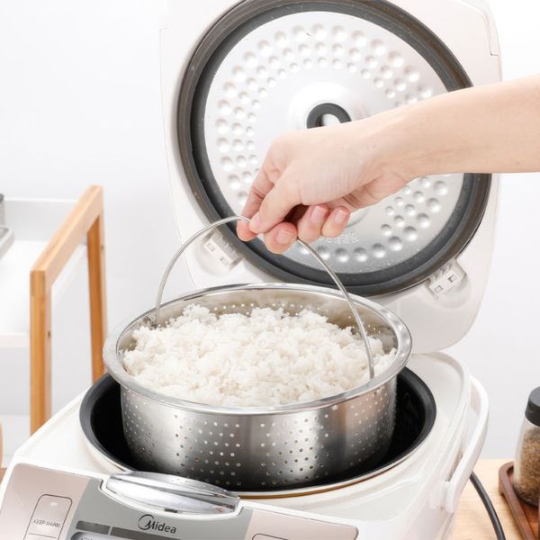 [보리보리] 맥킨더 스텐 저당밥솥 찜통 저당질 저혈당 혈당감소 다이어트 당뇨 자취 1~4인용 미니 건강밥솥 P929-O