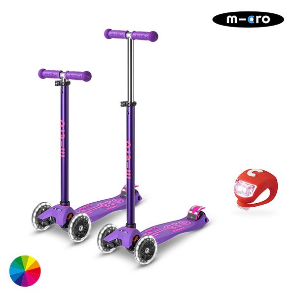 [보리보리] 마이크로킥보드 맥시T 디럭스 LED + 라이트 증정