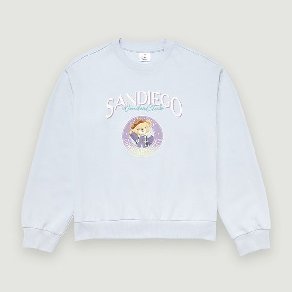 [보리보리] 행텐 틴즈 행텐틴즈 여아 샌디에고 원더베어 그래픽 맨투맨_261(14480-131-601-07)