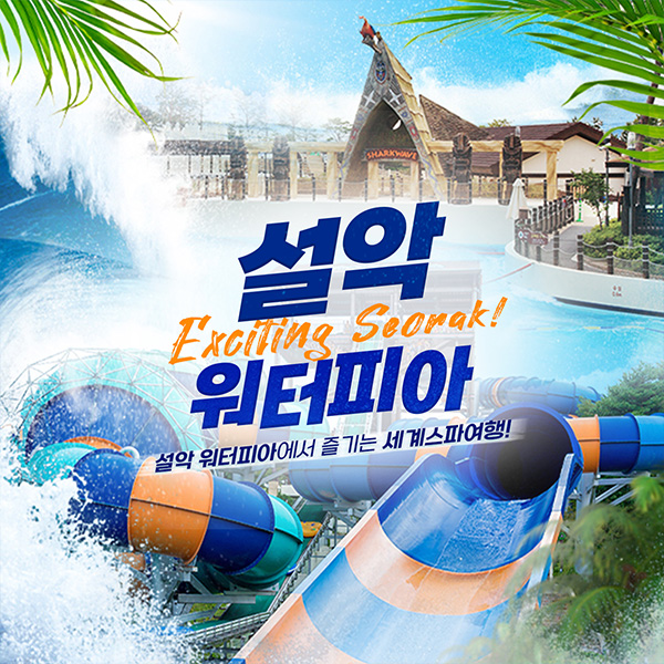 [보리보리] 와이에스제이랩스 설악 워터피아 골드시즌 입장권 (7/12~8/24)