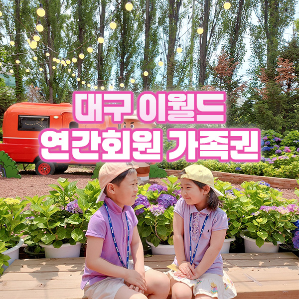[보리보리] 이월드 이월드 연간회원 가족권 8월