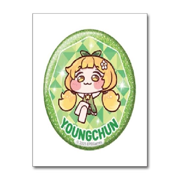 [보리보리] 제이북스 트릭컬 리바이브 글리터 캔뱃지 9 : 영춘