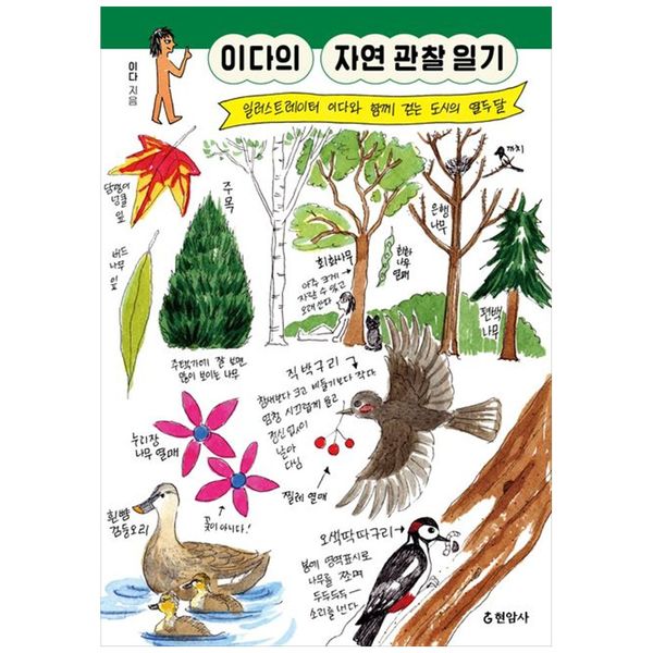 [보리보리] 책광장모두북 이다의 자연 관찰 일기 : 일러스트레이터 이다와 함께 걷는 도시의 열두 달